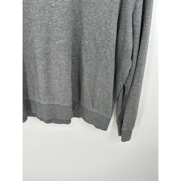 Polo Ralph Lauren Mens Gray Quarter Zip Pullover Size XL Sweater Casual - Picture 3 of 8
